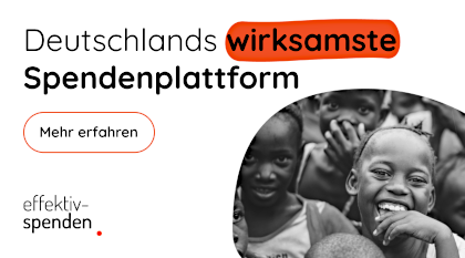 effektiv-spenden.org - Deutschlands wirksamste Spendenplattform